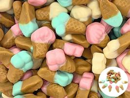 Kervan Gummy Ice Cream Cones 1lb